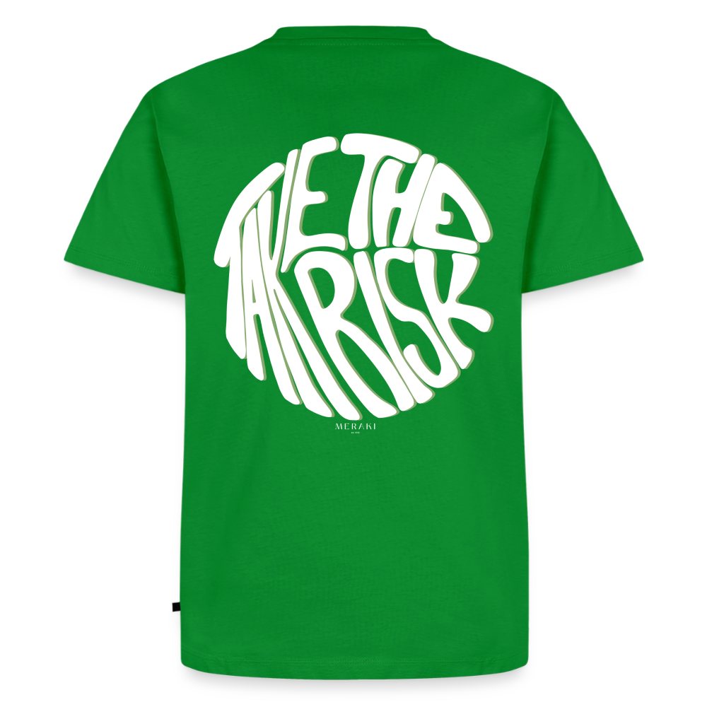 Männer Premium T-Shirt - TAKE THE RISK - Grün