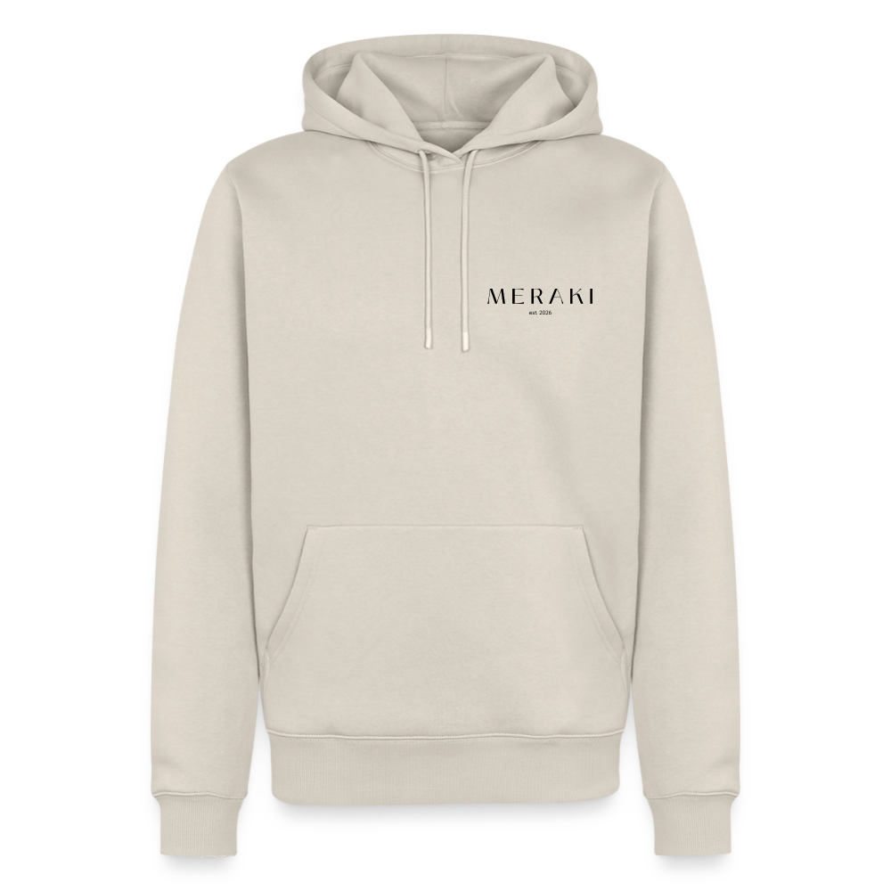 Männer Premium Hoodie - Beige