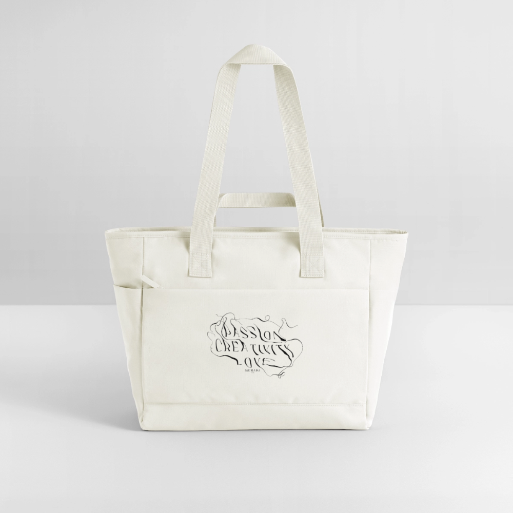 Wasserabweisende Padded Bag - Naturweiß