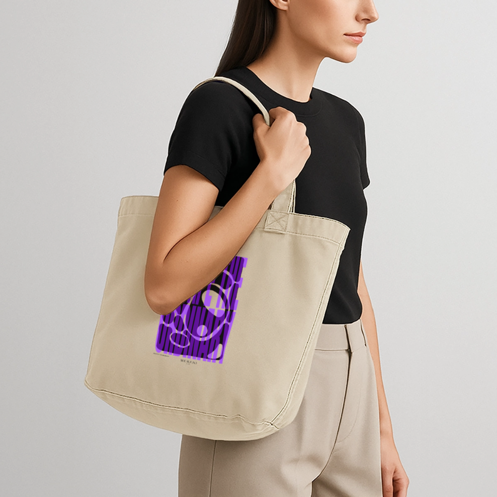 Vintage-Washed Shopper - Vintage Sand 