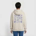Oversized Heavyweight Hoodie - Sommergefühle - Beige