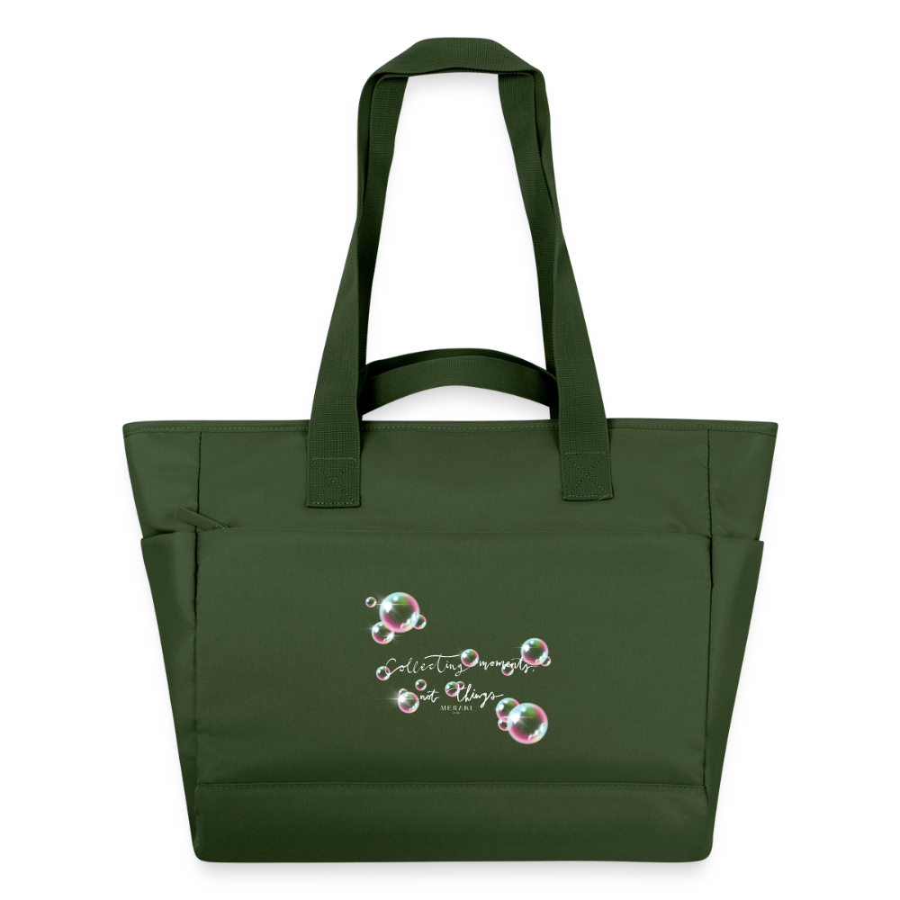 Wasserabweisende Padded Bag - Tannengrün