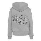Frauen Premium Hoodie - Grau meliert