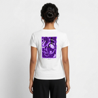 Frauen Bio-T-Shirt mit V-Ausschnitt von Stanley & Stella - Weiß