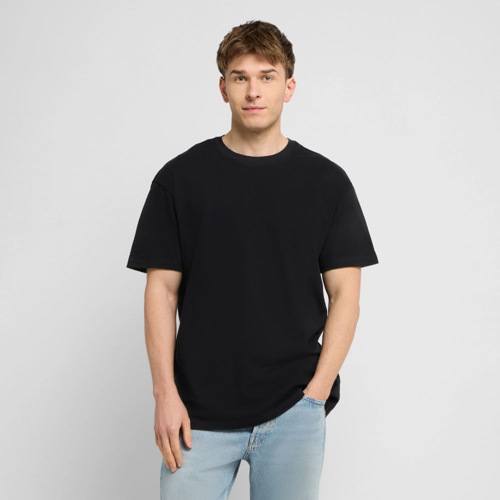 Oversized Heavyweight T-Shirt - PASSION CREATIVITY LOVE - Schwarz