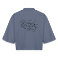 Boxy Frauen Recyceltes 1/2 Sleeved T-Shirt by Stanley/Stella - Blaugrau