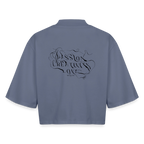 Boxy Frauen Recyceltes 1/2 Sleeved T-Shirt by Stanley/Stella - Blaugrau