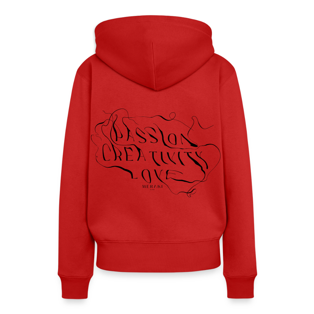 Frauen Premium Hoodie - Rot