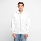 Männer Premium Kapuzenjacke - Weiß