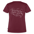Frauen Premium T-Shirt - Burgunderrot