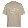 Stanley/Stella Oversized Unisex Organic T-shirt Blaster 2.0 - PASSION, CREATIVITY, LOVE - stone