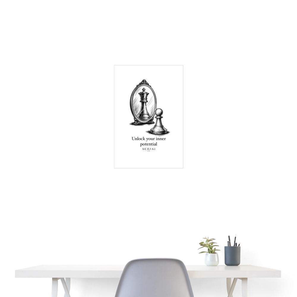 Poster 40x60 cm - Weiß