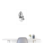 Poster 40x60 cm - Weiß