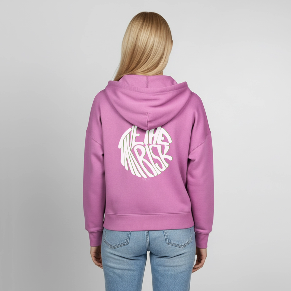 Stanley/Stella Boxy Frauen Bio Zip Hoodie Ida - Pink