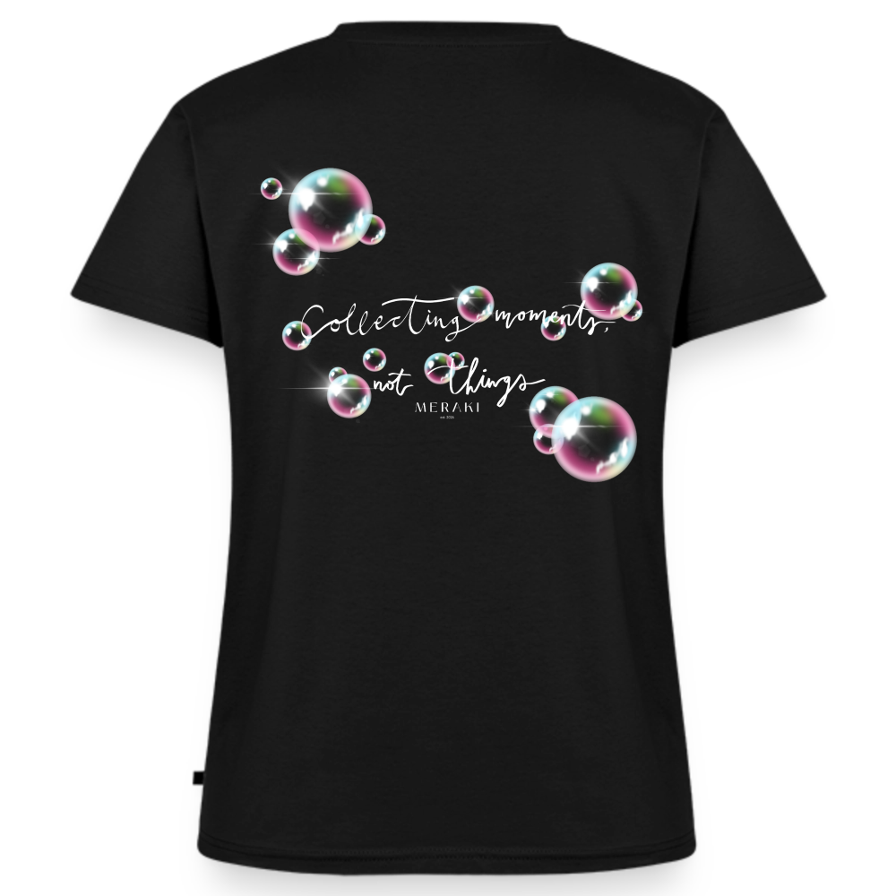 Frauen Bio-T-Shirt mit V-Ausschnitt von Stanley & Stella - Schwarz