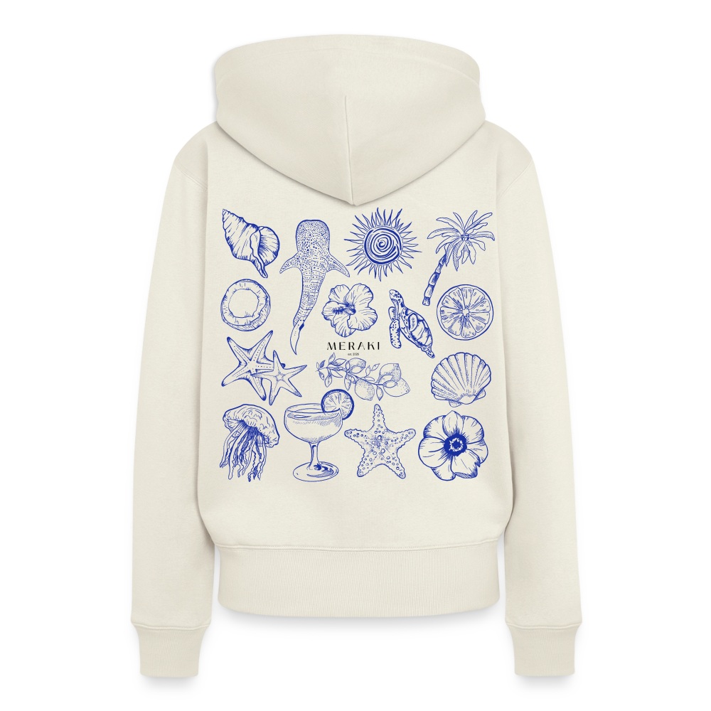 Frauen Premium Hoodie - Naturweiß
