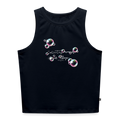 Cropped Frauen Organic Tank Top - Navy