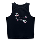 Cropped Frauen Organic Tank Top - Navy