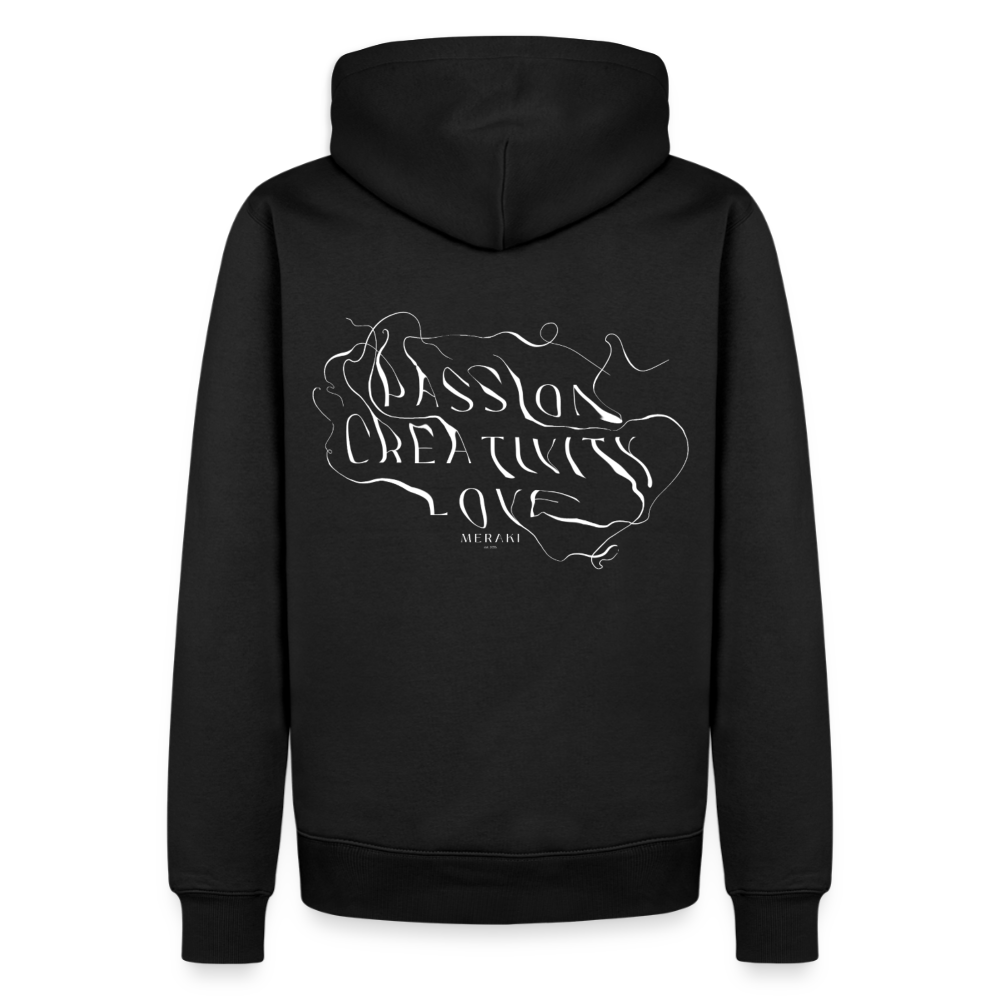 Männer Premium Hoodie - Schwarz