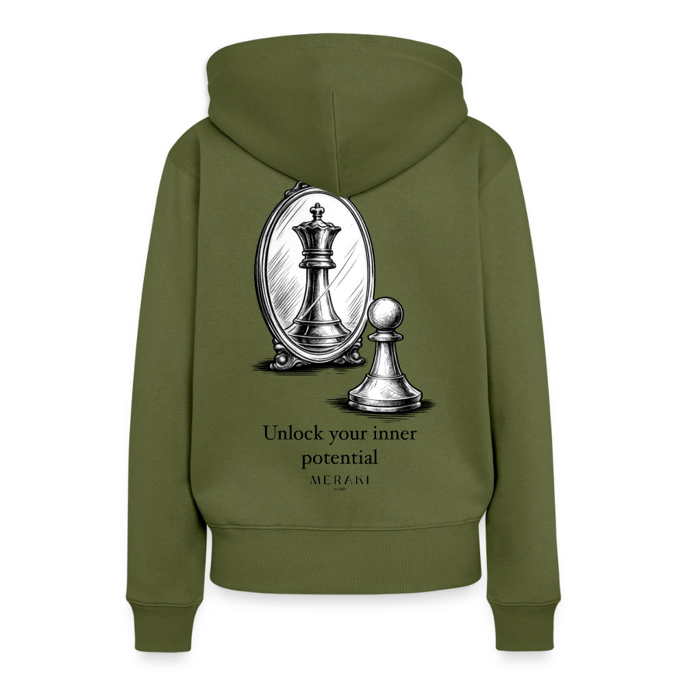 Frauen Premium Hoodie - Khaki