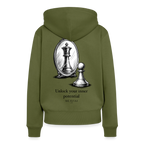 Frauen Premium Hoodie - Khaki