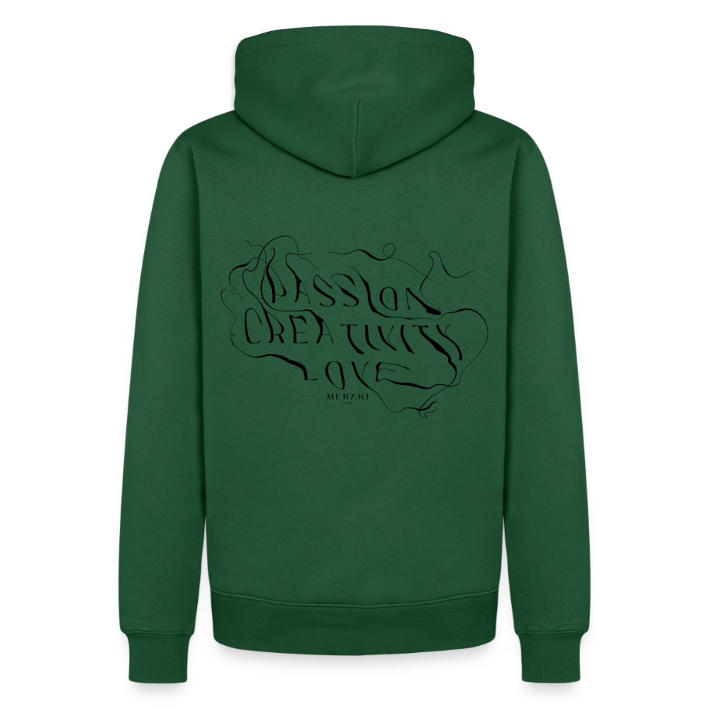 Männer Premium Hoodie - Flaschengrün
