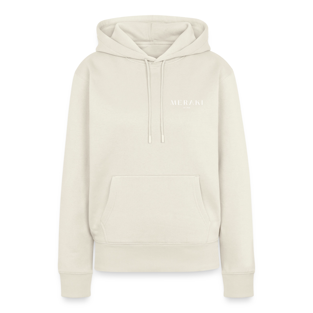 Frauen Premium Hoodie - Naturweiß