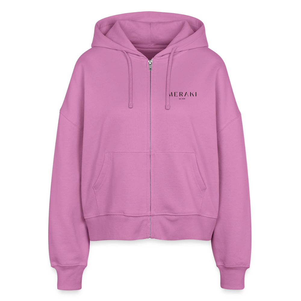 Stanley/Stella Boxy Frauen Bio Zip Hoodie Ida - Pink