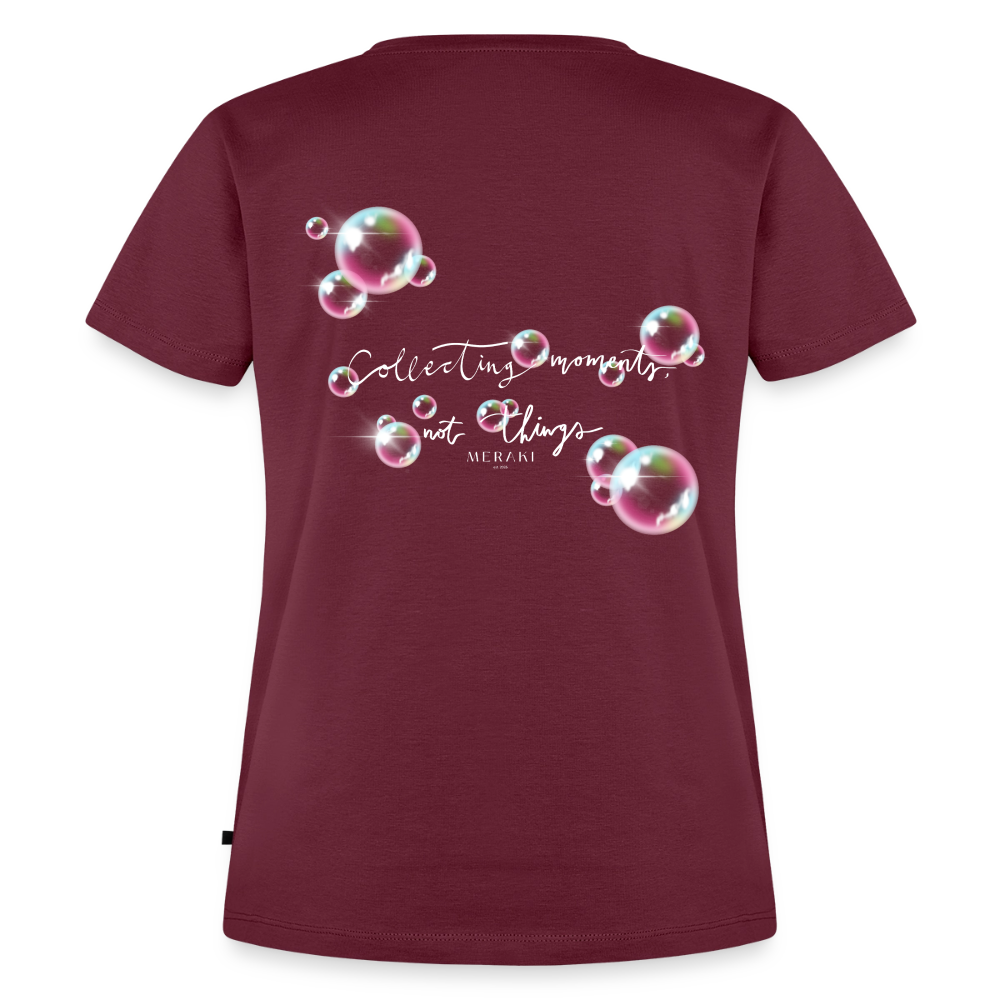 Frauen Premium T-Shirt - Burgunderrot
