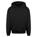 Oversized Heavyweight Hoodie - Seifenblasen - Schwarz