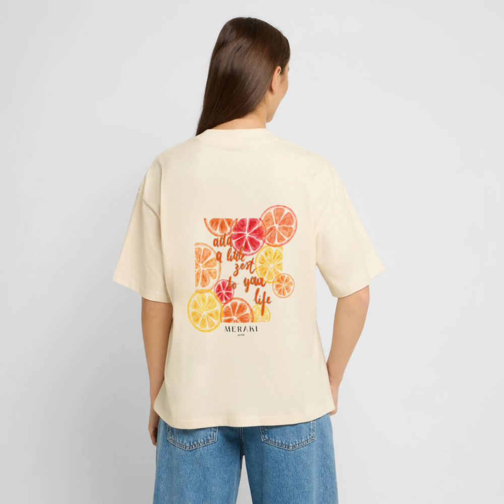 Stanley/Stella Oversized Unisex Bio T-Shirt Blaster 2.0 - Natur