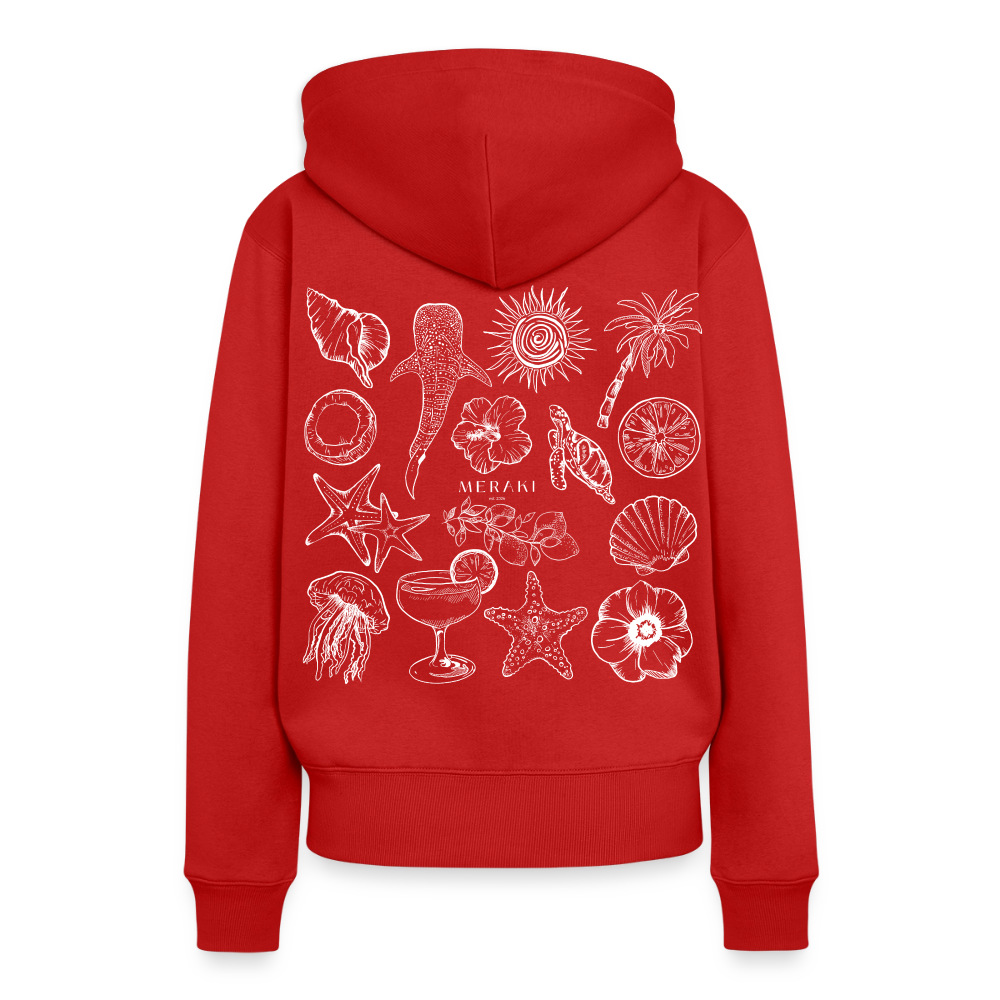 Frauen Premium Hoodie - Rot