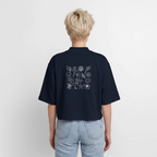 Boxy Frauen Recyceltes 1/2 Sleeved T-Shirt by Stanley/Stella - Navy