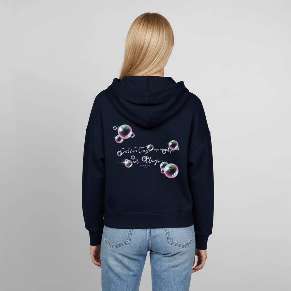 Stanley/Stella Boxy Frauen Bio Zip Hoodie Ida - Navy