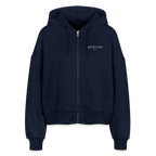 Stanley/Stella Boxy Frauen Bio Zip Hoodie Ida - Navy
