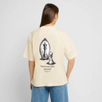 Oversized Bio T-Shirt - Chess - Natur