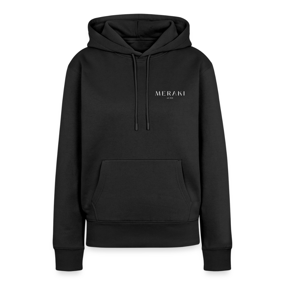 Frauen Premium Hoodie - Schwarz
