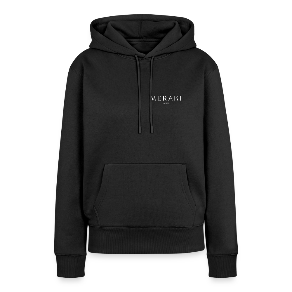 Frauen Premium Hoodie - Schwarz