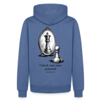 Männer Premium Hoodie - Taubenblau