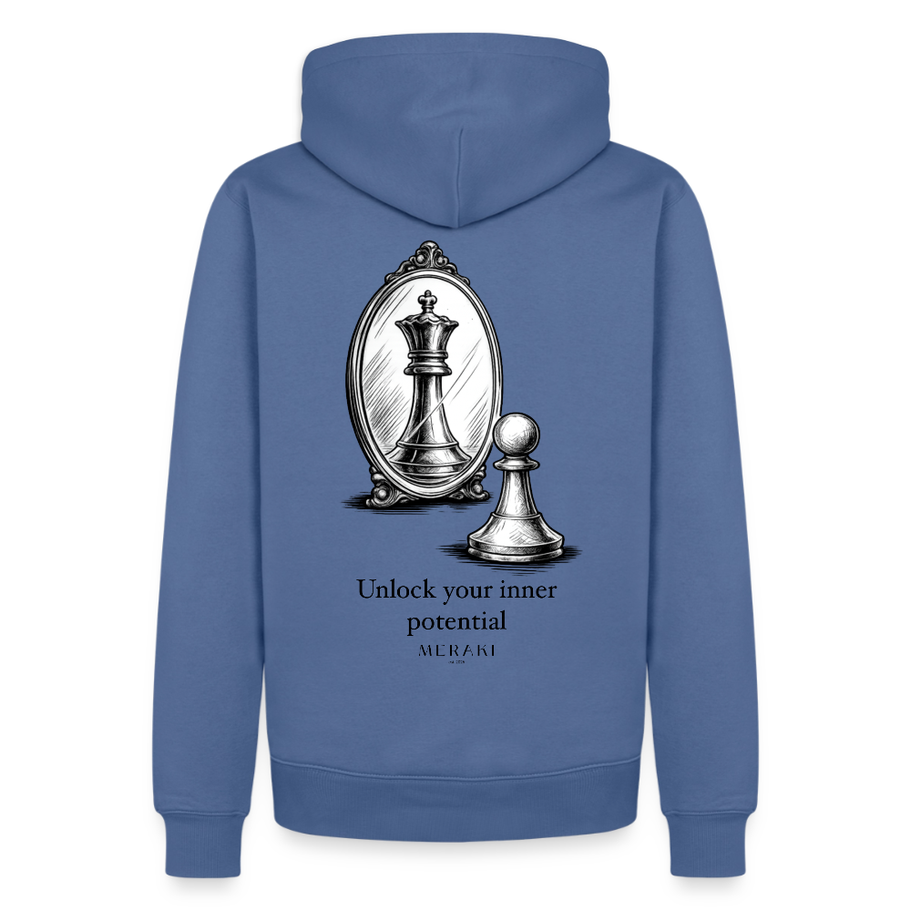 Männer Premium Hoodie - Taubenblau