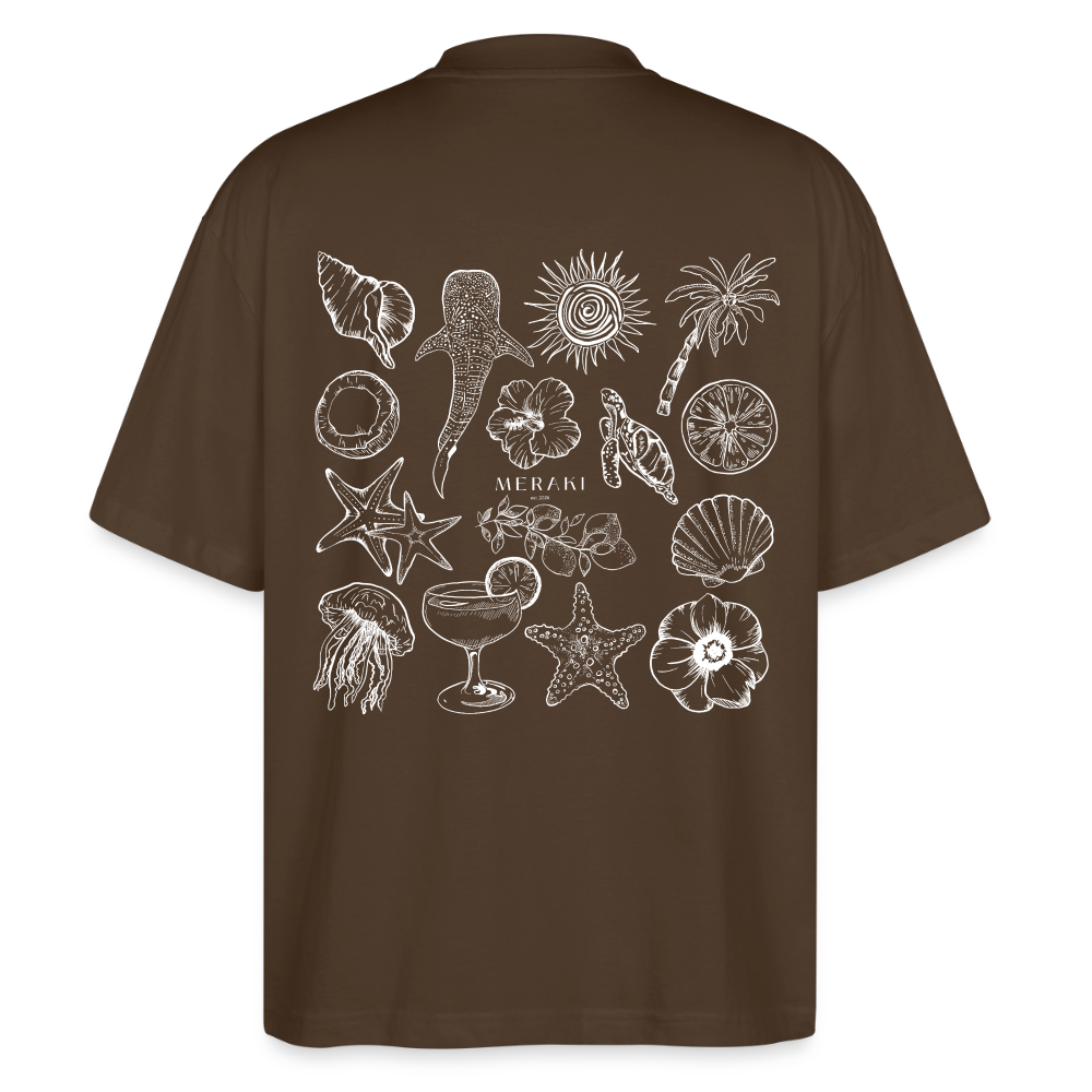 Stanley/Stella Oversized Unisex Bio T-Shirt Blaster 2.0 - Dunkelbraun