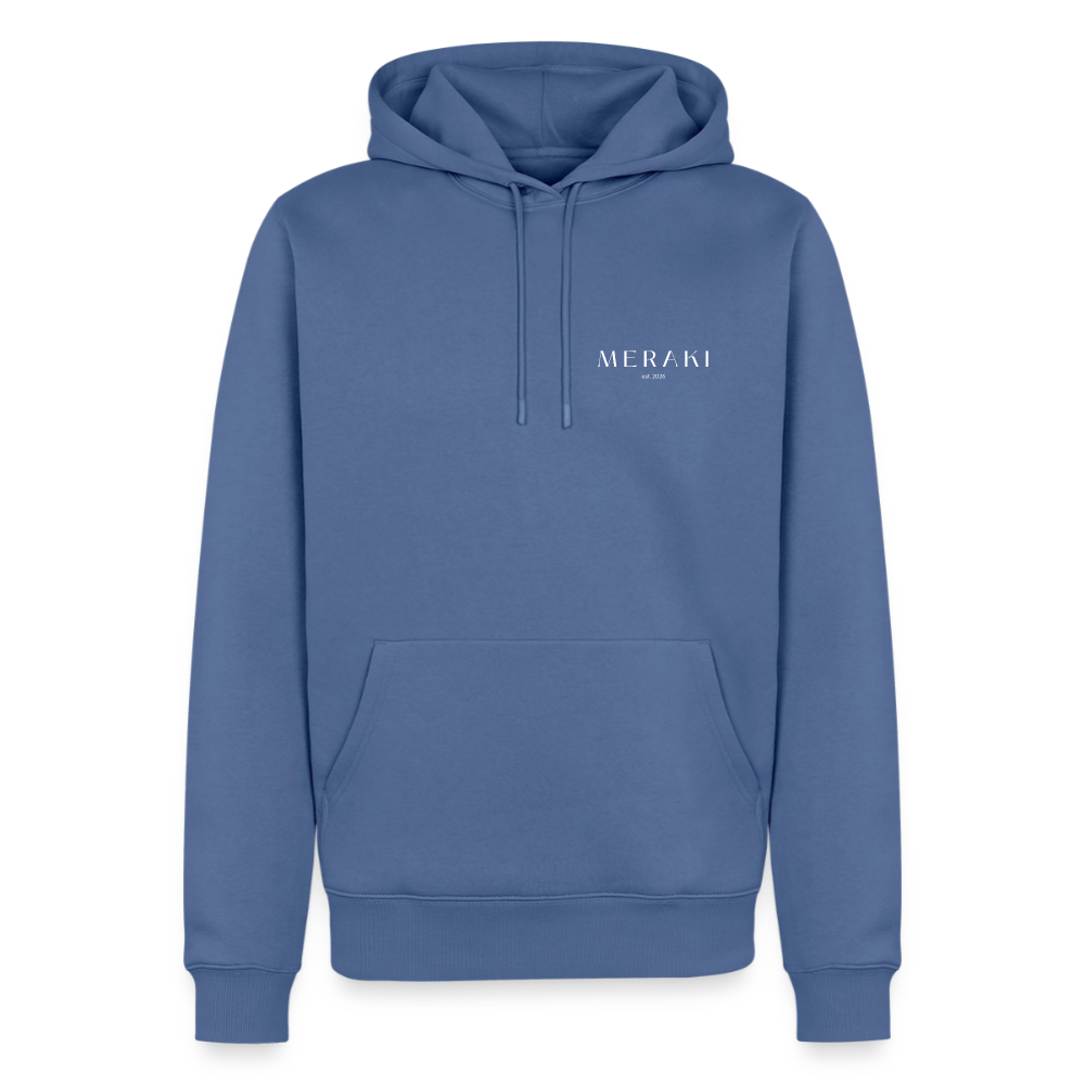 Männer Premium Hoodie - Taubenblau