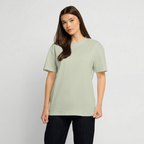 Oversized Heavyweight T-Shirt - CHESS - Leichtes Salbeigrün 