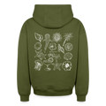 Oversized Heavyweight Hoodie - Sommergefühle - Khaki