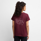 Frauen Premium T-Shirt - Burgunderrot
