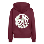 Frauen Premium Hoodie - Burgunderrot