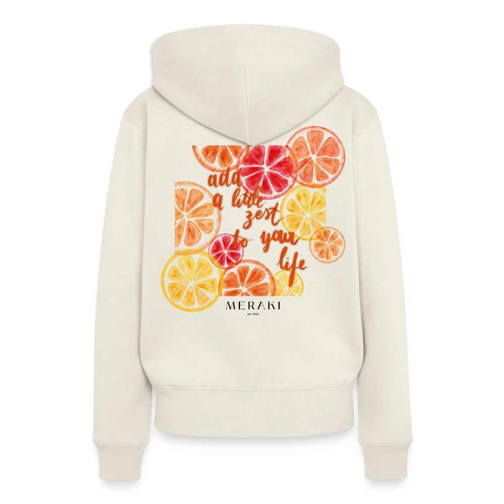 Frauen Premium Hoodie - Naturweiß