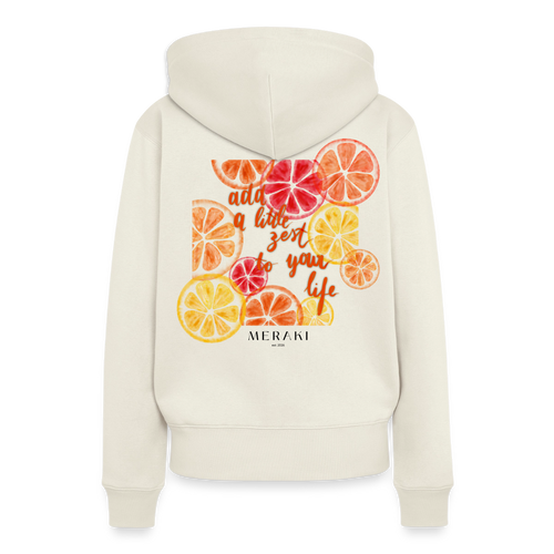 Frauen Premium Hoodie - Naturweiß
