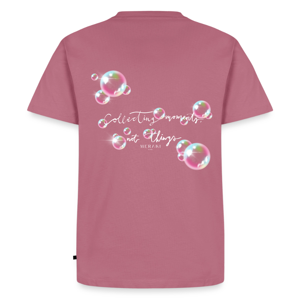 Männer Premium T-Shirt - Seifenblasen - Mauve