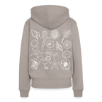 Frauen Premium Hoodie - Taupe